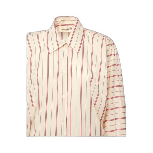 Nineminutes Striped Button-Up Shirt
