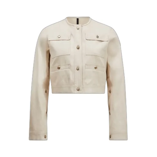 Crewneck Cropped Blend Jacket