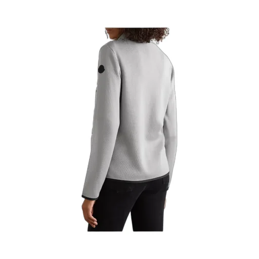 Logo Splicing Soft Shell Down Jacket