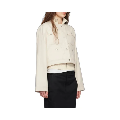 Crewneck Cropped Blend Jacket