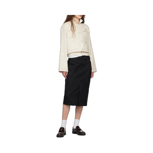 Crewneck Cropped Blend Jacket