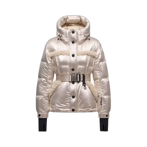 Mondim Metallic Hooded Down Ski Jacket