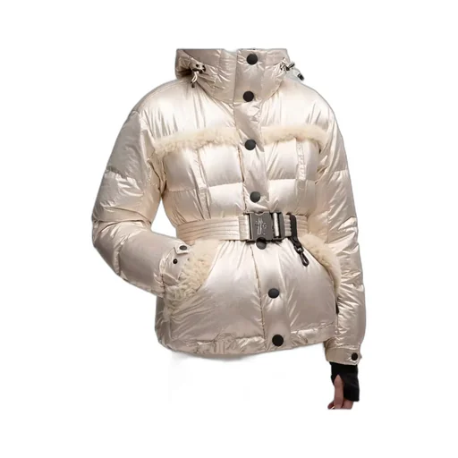 Mondim Metallic Hooded Down Ski Jacket