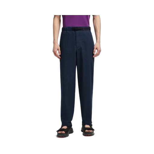 Belted Seersucker Pants