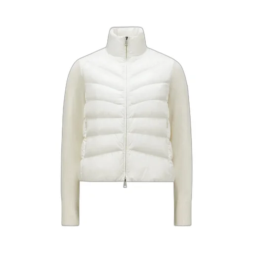 Panelled Zip-Up Padded Jacket