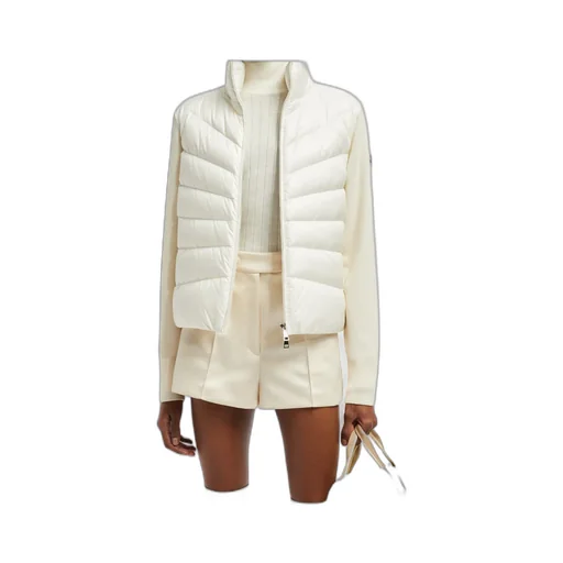 Panelled Zip-Up Padded Jacket
