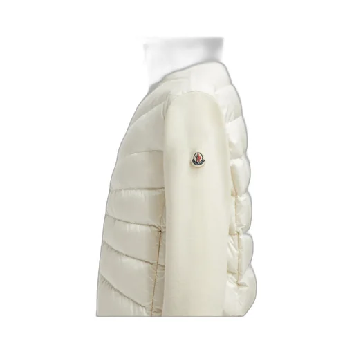 Panelled Zip-Up Padded Jacket