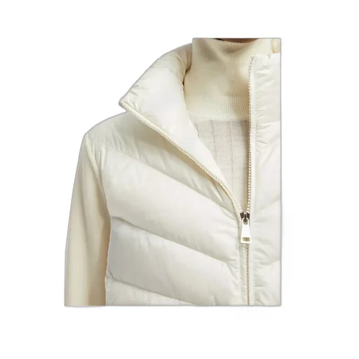 Panelled Zip-Up Padded Jacket