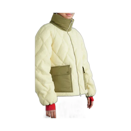 Jonquille Fleece Quilted Down Jacket