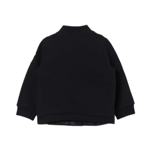 Logo-Patch Panelled Bomber Jacket