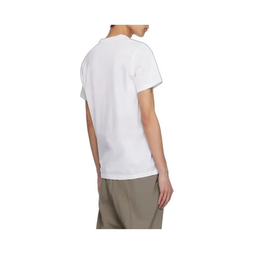 Double Logo Patch Crewneck T-Shirt