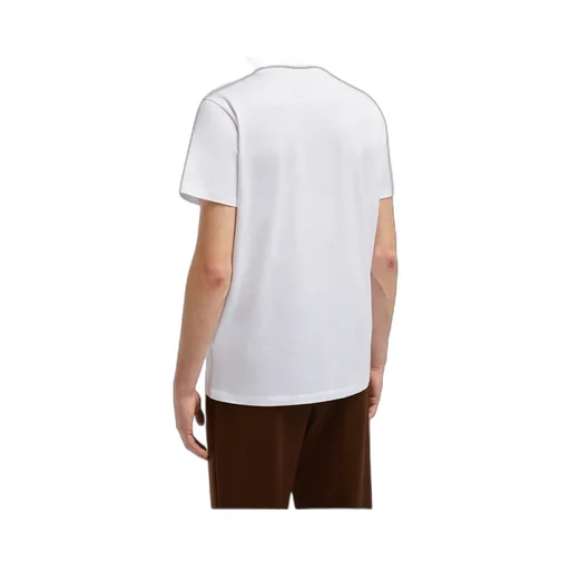 Double Logo Patch Crewneck T-Shirt
