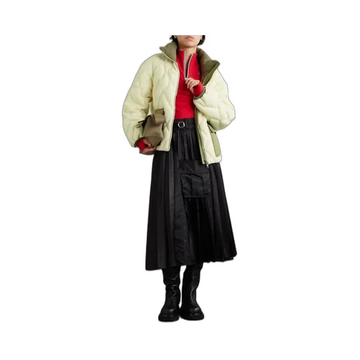 Jonquille Fleece Quilted Down Jacket