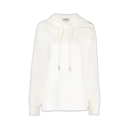 Logo Embroidered Drawstring Hoodie
