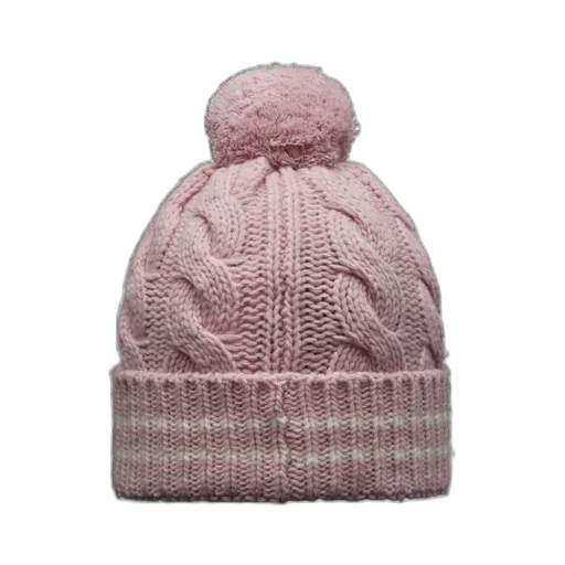 Wool Beanie With Pom Pom