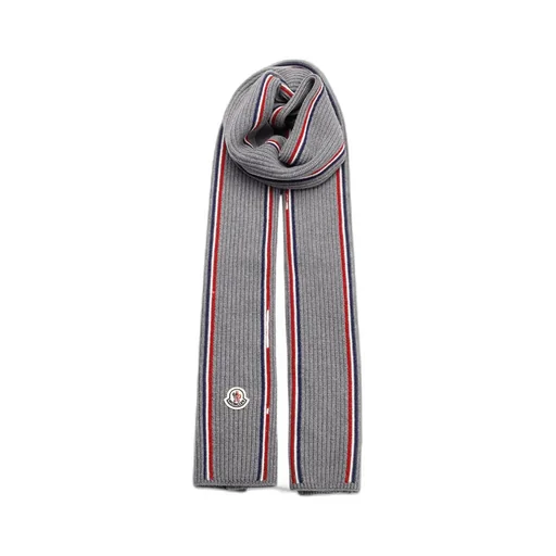 Logo-Appliqué Virgin-Wool Scarf