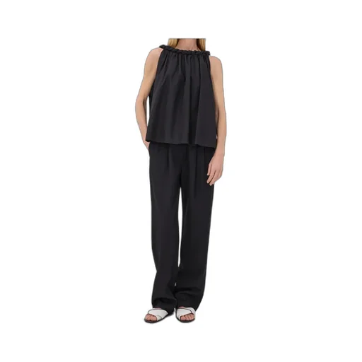Garino Twisted-Neck Gathered Top