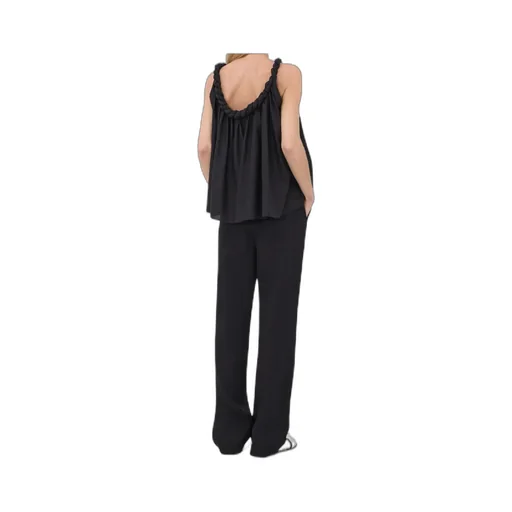 Garino Twisted-Neck Gathered Top