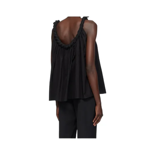 Garino Twisted-Neck Gathered Top