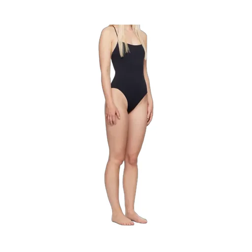 Stretch Plain Weave One-Piece Swimming Suit