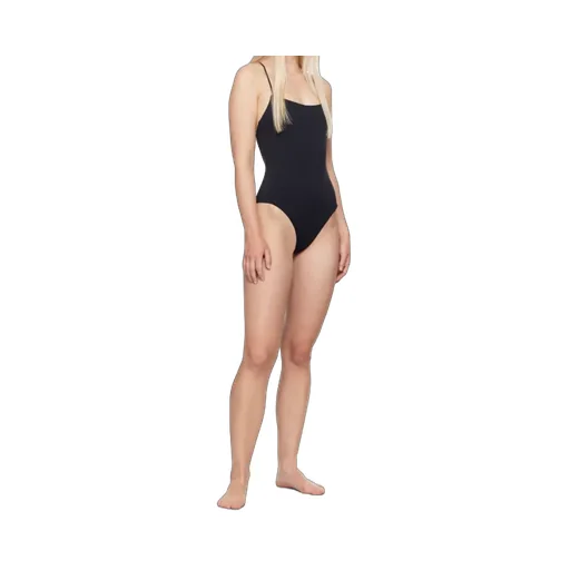 Stretch Plain Weave One-Piece Swimming Suit