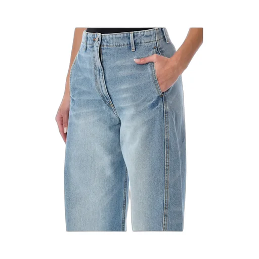 Mid Waist Straight-Leg Jeans