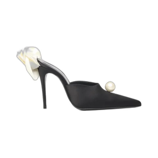 Pearl-Embellished Sandals
