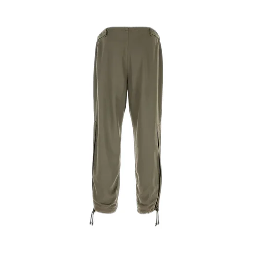 Drawstring-Ankle Cargo Trousers