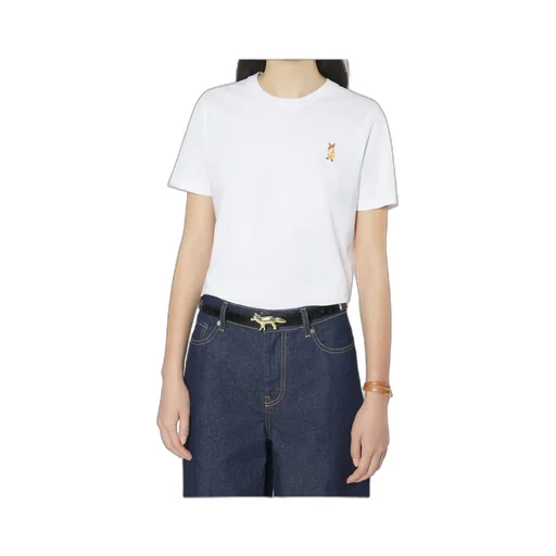 Standing Fox Embroidered T-Shirt