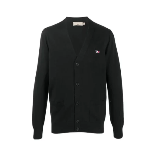 Button-Up Wool Cardigan