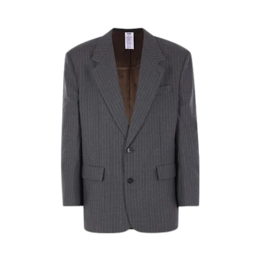 Pinstripe Single Breasted Jacket