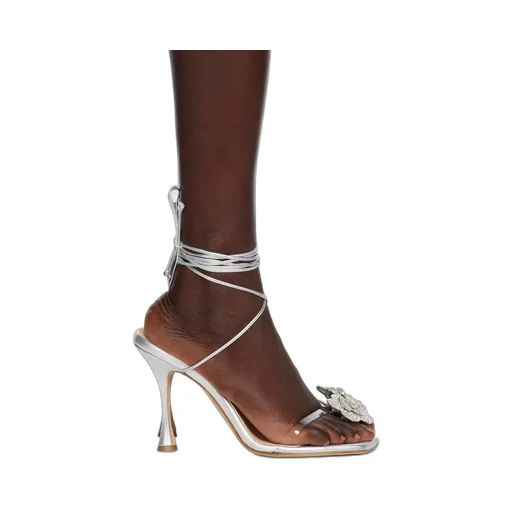 Strappy Jewelry High-Heeled Sandals