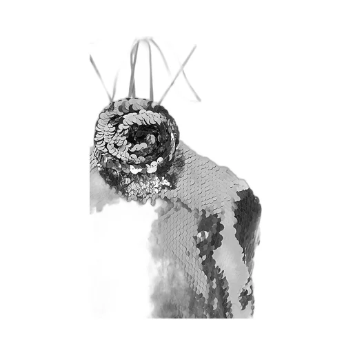 Choker Sequin Mini Dress