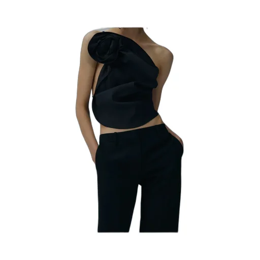 One Shoulder Draped Top