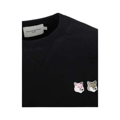 Fox Patches Crewneck Sweatshirt