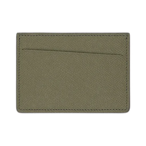 Four-Stitch Detailed Card Holder