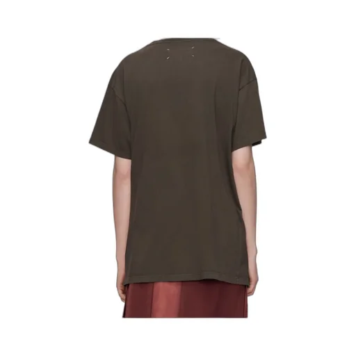 Numbers Printed Crewneck T-Shirt