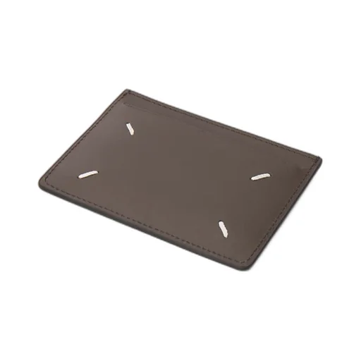 Four-Stitch Detailed Card Holder