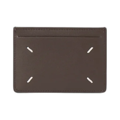 Four-Stitch Detailed Card Holder