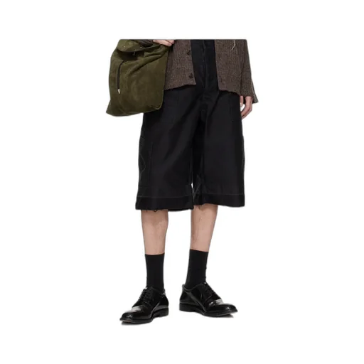 Buttoned Utility Shorts
