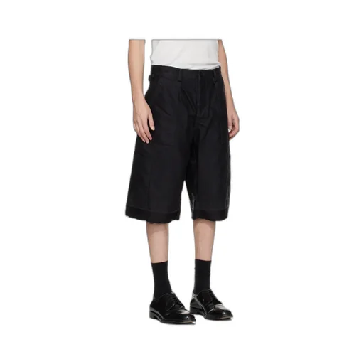 Buttoned Utility Shorts