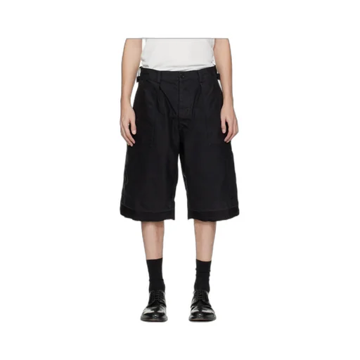 Buttoned Utility Shorts