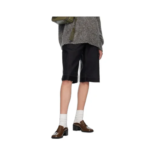 Buttoned Utility Shorts