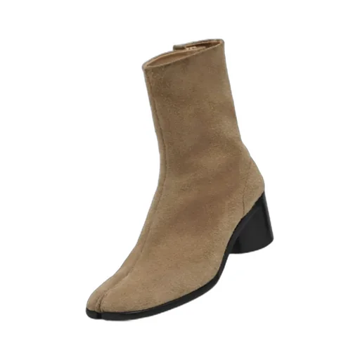 Tabi Toe Block Heel Boots