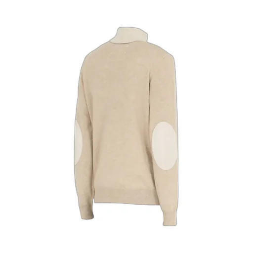 Two-Toned Turtleneck Knitted Jumper