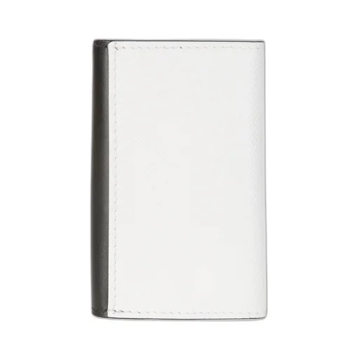 Four-Stitch Tri-Fold Two-Toned Keyring Wallet