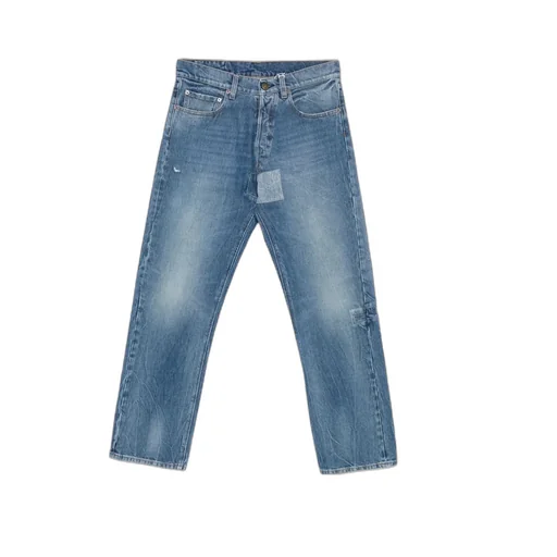 Whiskering-Effect Jeans