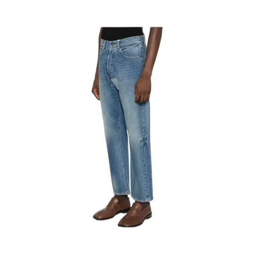 Whiskering-Effect Jeans