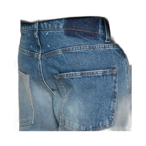 Whiskering-Effect Jeans