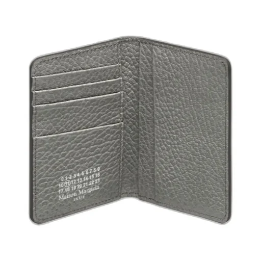 Embossed Grainy-Leather Card Holder